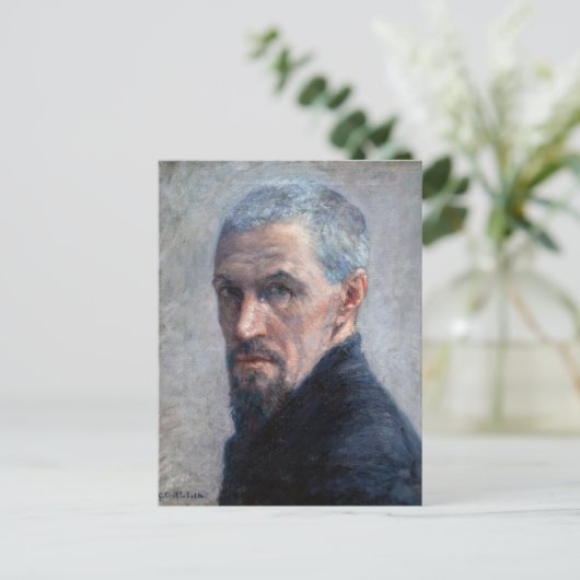 Gustave Caillebotte - Selbstportrait Postkarte (Stehend Vorderseite)