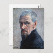 Gustave Caillebotte - Selbstportrait Postkarte (Vorne/Hinten)