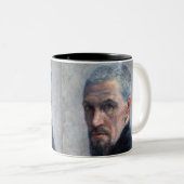 Gustave Caillebotte - Selbstportrait Zweifarbige Tasse (VorderseiteRechts)