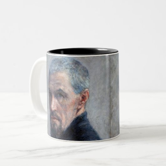 Gustave Caillebotte - Selbstportrait Zweifarbige Tasse (Vorderseite Links)
