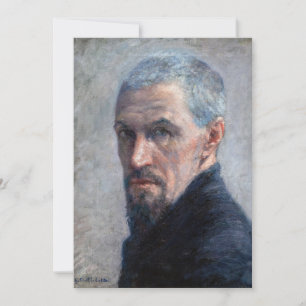 Gustave Caillebotte - Selbstporträt Dankeskarte