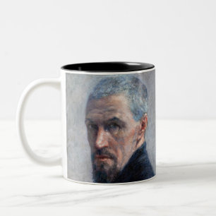 Gustave Caillebotte - Selbstporträt Zweifarbige Tasse