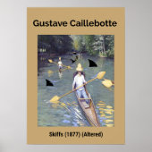 Gustave Caillebotte: Skiffs (1877) (geändert) Poster (Vorne)
