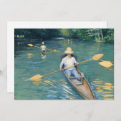 Gustave Caillebotte - Skiffs on Yerres Einladung (Vorne/Hinten)