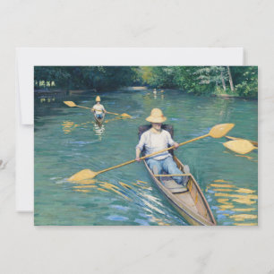 Gustave Caillebotte - Skiffs on Yerres Einladung