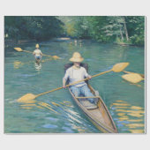 Gustave Caillebotte - Skiffs on Yerres Geschenkpapier (Flach)