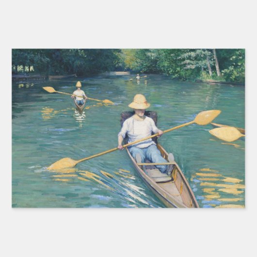 Gustave Caillebotte - Skiffs on Yerres Geschenkpapier Set (Vorderseite 2)