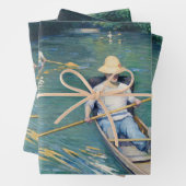 Gustave Caillebotte - Skiffs on Yerres Geschenkpapier Set (Beispiel)