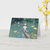 Gustave Caillebotte - Skiffs on Yerres Karte (Gelbe Blume)