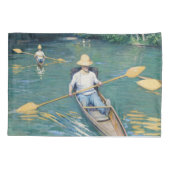 Gustave Caillebotte - Skiffs on Yerres Kissenbezug (Rückseite)