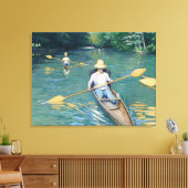 Gustave Caillebotte - Skiffs on Yerres Leinwanddruck (Insitu (Wohnzimmer))