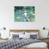 Gustave Caillebotte - Skiffs on Yerres Leinwanddruck (Insitu (Schlafzimmer))