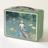 Gustave Caillebotte - Skiffs on Yerres Metall Brotdose (Vorderseite)