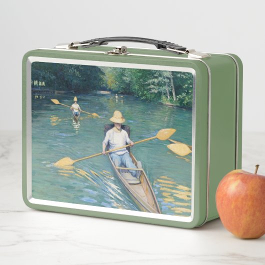 Gustave Caillebotte - Skiffs on Yerres Metall Brotdose (Beispiel)