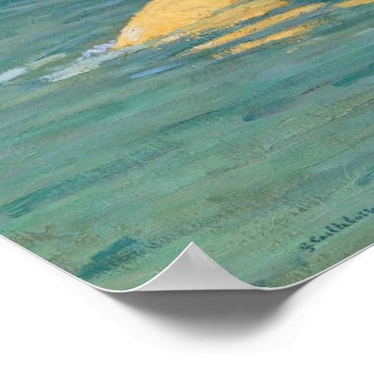 Gustave Caillebotte - Skiffs on Yerres Poster (Ecke)