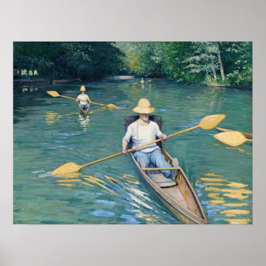 Gustave Caillebotte - Skiffs on Yerres Poster (Vorne)