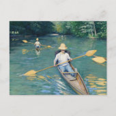 Gustave Caillebotte - Skiffs on Yerres Postkarte (Vorderseite)