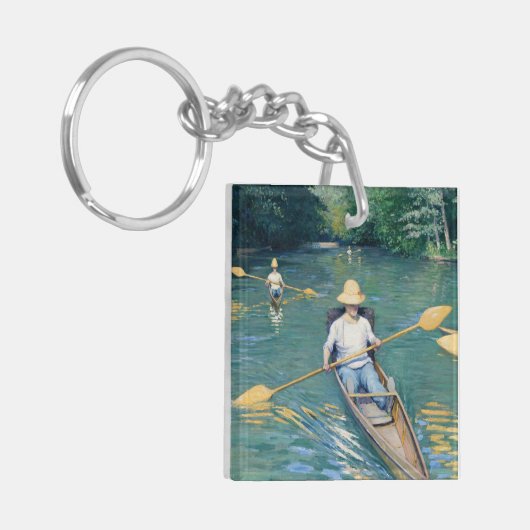 Gustave Caillebotte - Skiffs on Yerres Schlüsselanhänger (Vorderseite links)