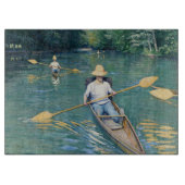 Gustave Caillebotte - Skiffs on Yerres Schneidebrett (Vorderseite)