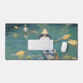 Gustave Caillebotte - Skiffs on Yerres Schreibtischunterlage (Tastatur & Maus)