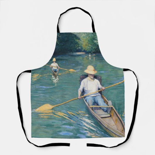 Gustave Caillebotte - Skiffs on Yerres Schürze (Vorderseite)