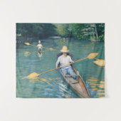 Gustave Caillebotte - Skiffs on Yerres Wandteppich (Vorderseite (Horizontal))
