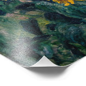 Gustave Caillebotte - Sonnenblumen, Garten Fotodruck (Ecke)