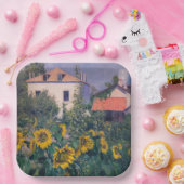 Gustave Caillebotte - Sonnenblumen, Garten Pappteller (Party)