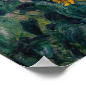 Gustave Caillebotte - Sonnenblumen, Garten Poster (Ecke)