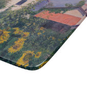 Gustave Caillebotte - Sonnenblumen, Garten Schneidebrett (Ecke)