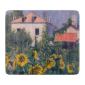 Gustave Caillebotte - Sonnenblumen, Garten Schneidebrett (Vorderseite)