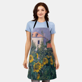 Gustave Caillebotte - Sonnenblumen, Garten Schürze