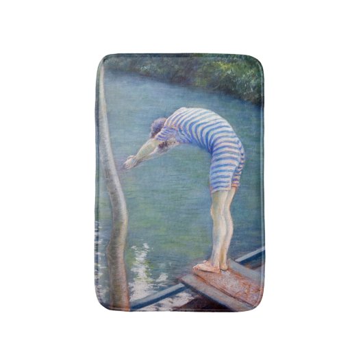 Gustave Caillebotte - The Bather / The Diver Badematte (Vorderseite Vertikal)