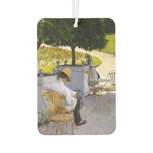 Gustave Caillebotte - The Orange Trees Autolufterfrischer (Rückseite)