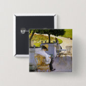 Gustave Caillebotte - The Orange Trees Button (Vorne & Hinten)