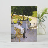 Gustave Caillebotte - The Orange Trees Dankeskarte (Stehend Vorderseite)