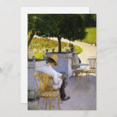 Gustave Caillebotte - The Orange Trees Dankeskarte (Vorne/Hinten)