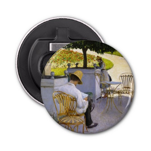 Gustave Caillebotte - The Orange Trees Flaschenöffner (Vorderseite)