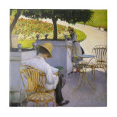 Gustave Caillebotte - The Orange Trees Fliese (Vorderseite)