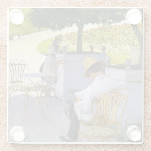 Gustave Caillebotte - The Orange Trees Glasuntersetzer (Rückseite)