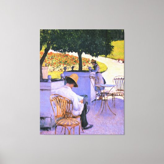 Gustave Caillebotte - The Orange Trees Leinwanddruck (Vorderseite)