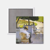 Gustave Caillebotte - The Orange Trees Magnet (Vorderseite/Rückseite)