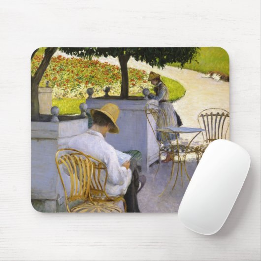 Gustave Caillebotte - The Orange Trees Mousepad (Mit Mouse)