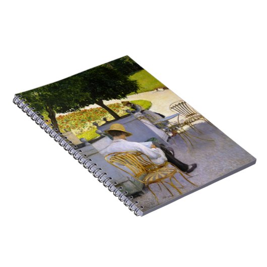 Gustave Caillebotte - The Orange Trees Notizblock (Rechte Seite)