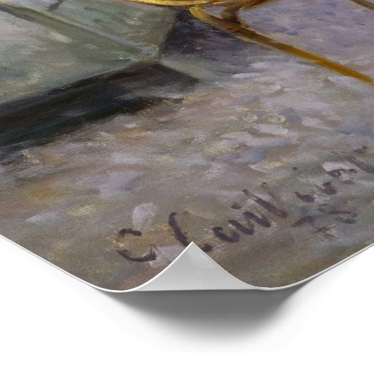 Gustave Caillebotte - The Orange Trees Poster (Ecke)