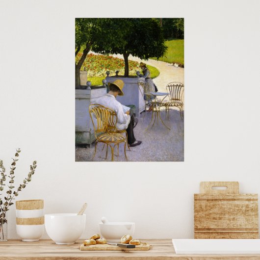 Gustave Caillebotte - The Orange Trees Poster (Küche)