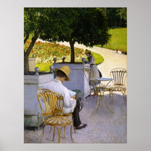 Gustave Caillebotte - The Orange Trees Poster (Vorne)
