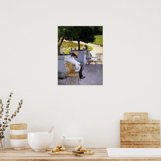 Gustave Caillebotte The Orange Trees Poster (Küche)