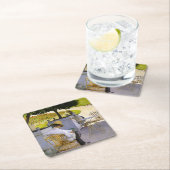 Gustave Caillebotte - The Orange Trees Rechteckiger Pappuntersetzer (Vor Ort)