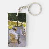 Gustave Caillebotte - The Orange Trees Schlüsselanhänger (Rückseite)